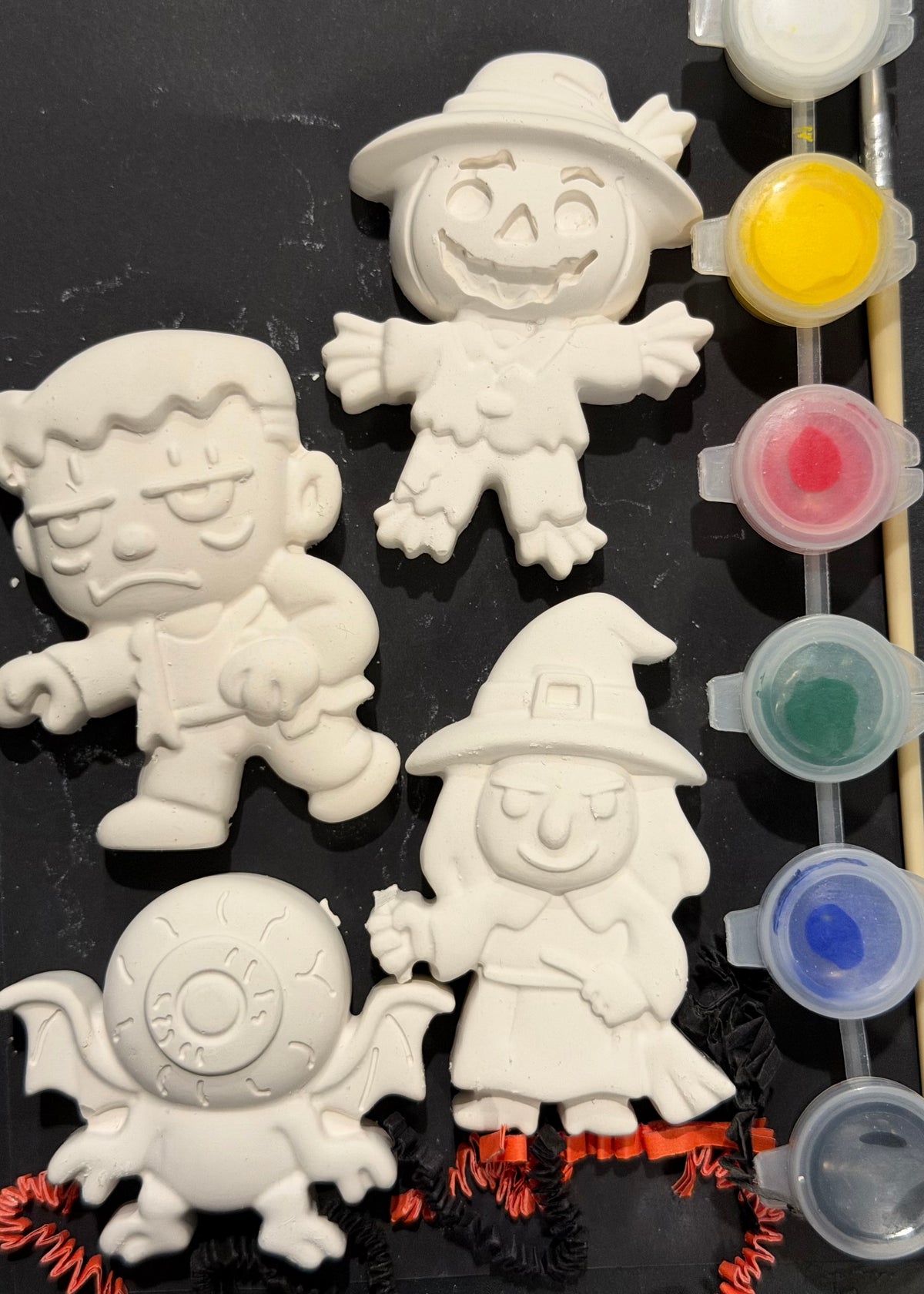 Monster Friends Halloween Fall Paint Kit