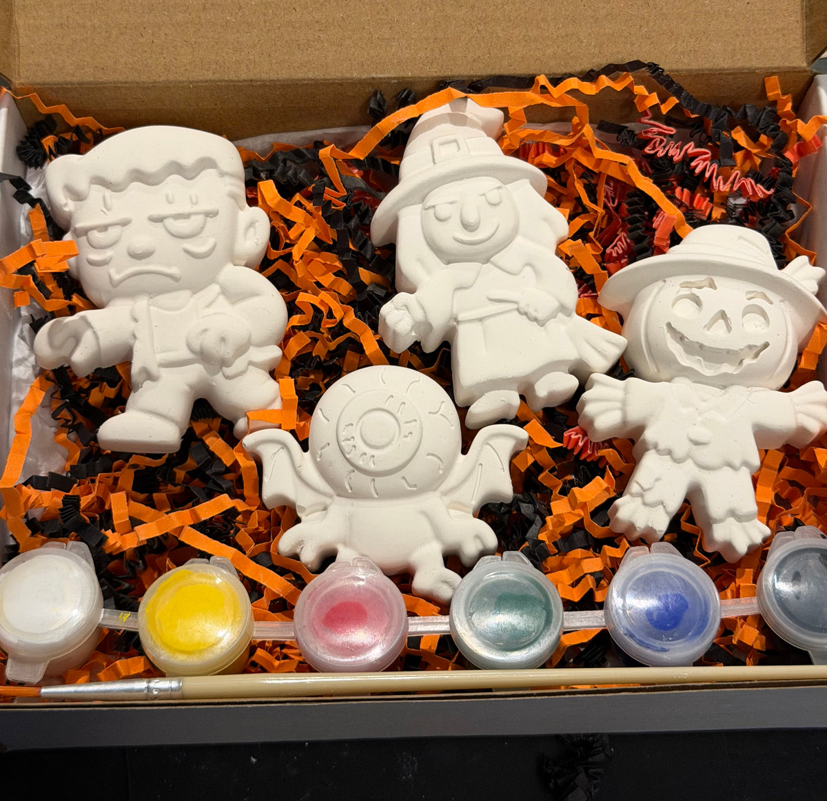 Monster Friends Halloween Fall Paint Kit