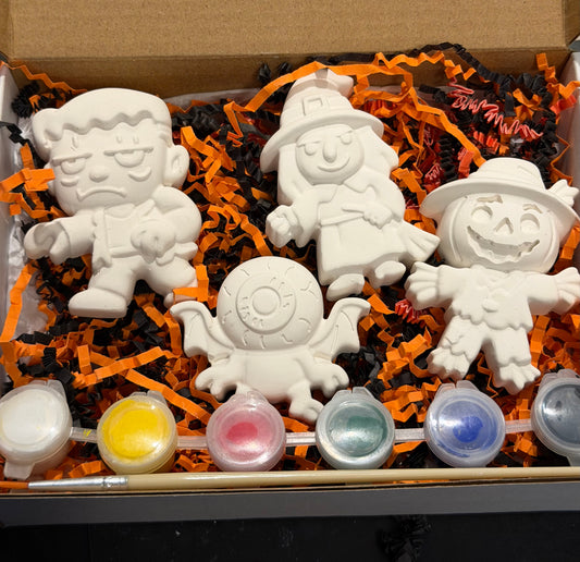 Monster Friends Halloween Fall Paint Kit