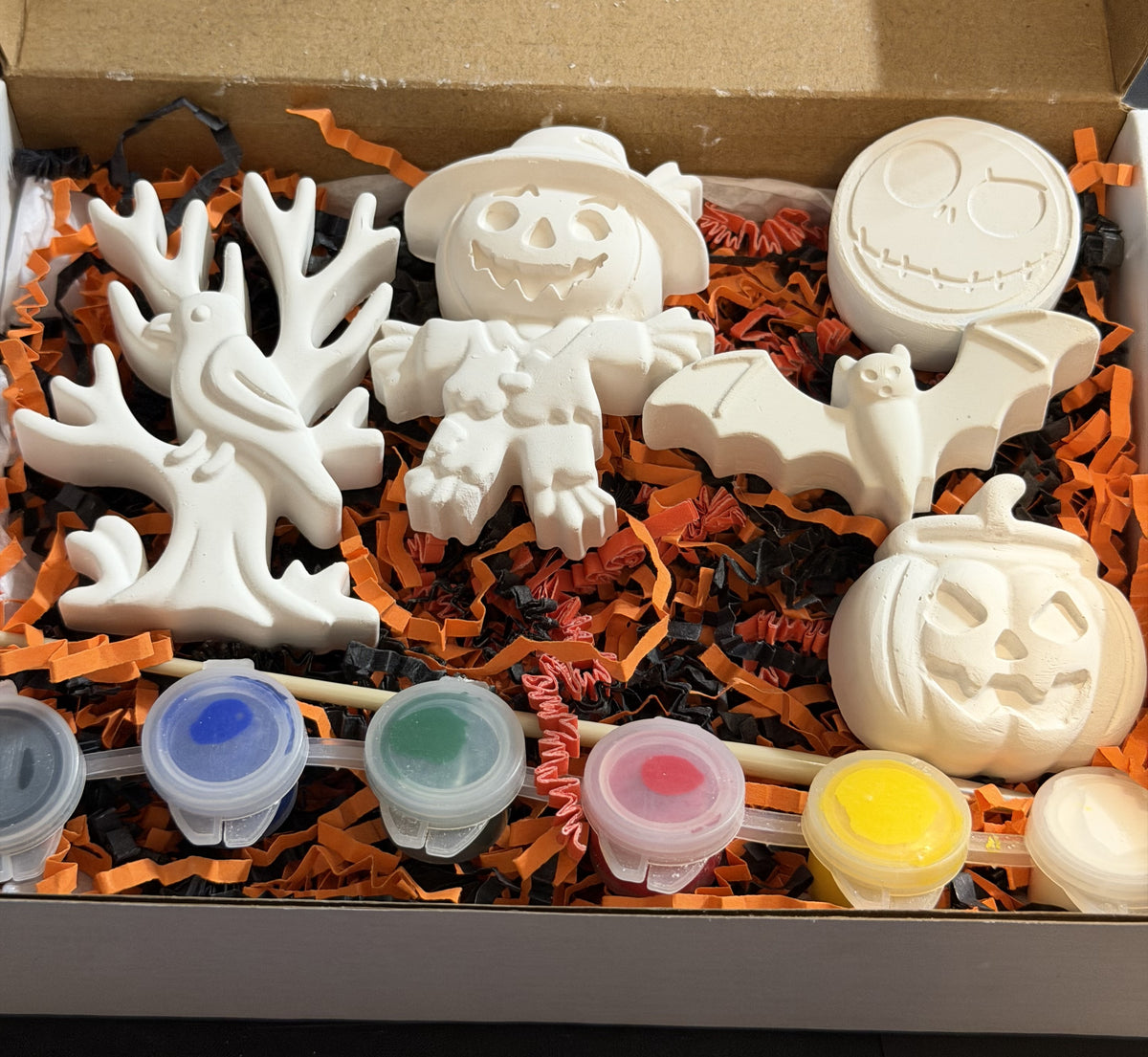 Mr. Scarecrow's Spooky Night Halloween Fall Paint Kit